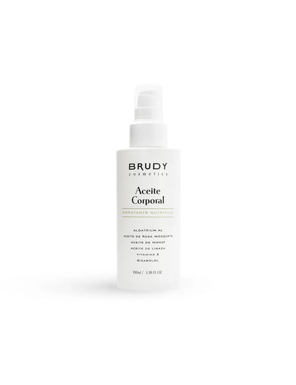 Aceite corporal reafirmante de Brudy