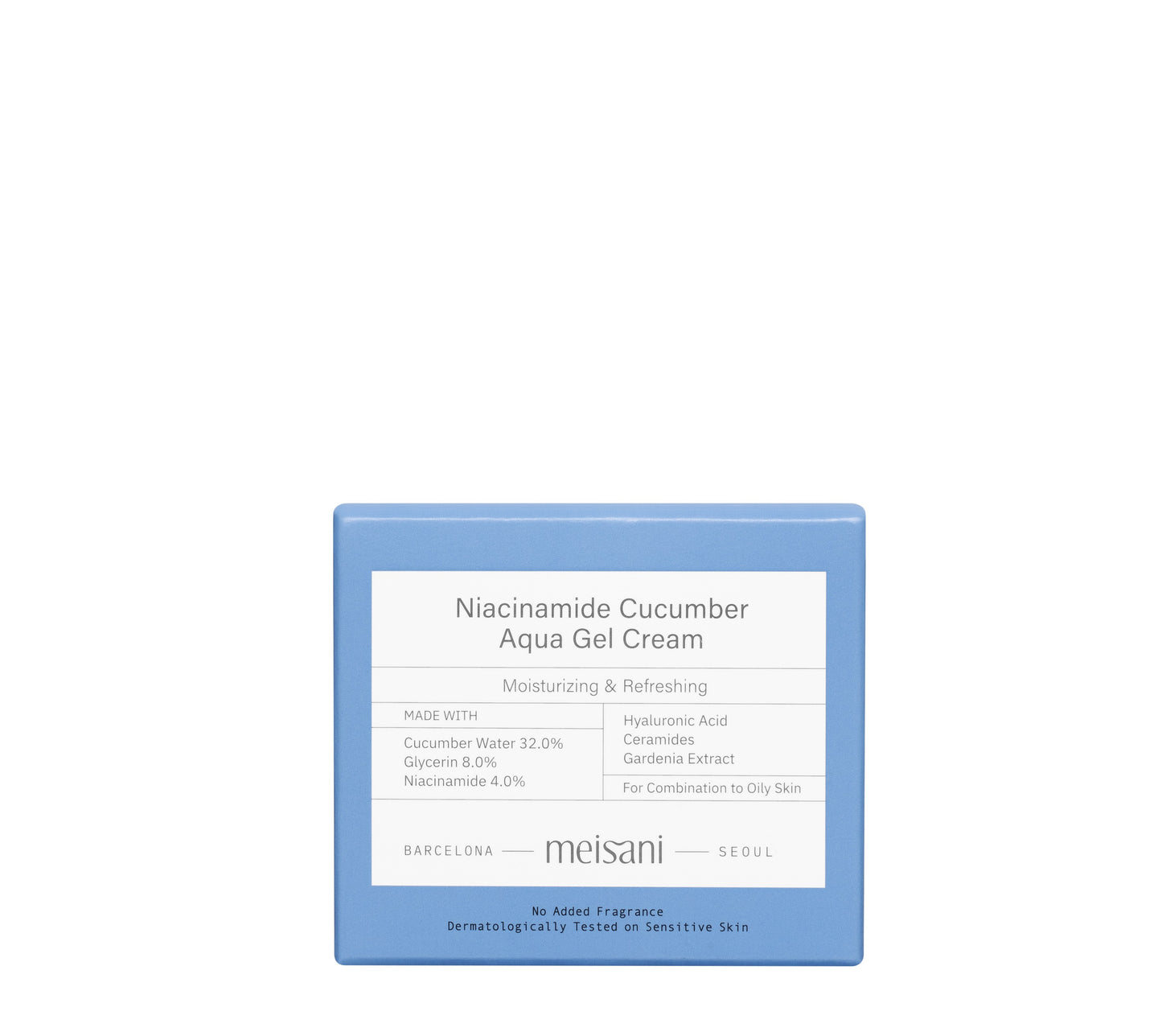 Niacinamide Cucumber Aqua Gel Cream - Meisani